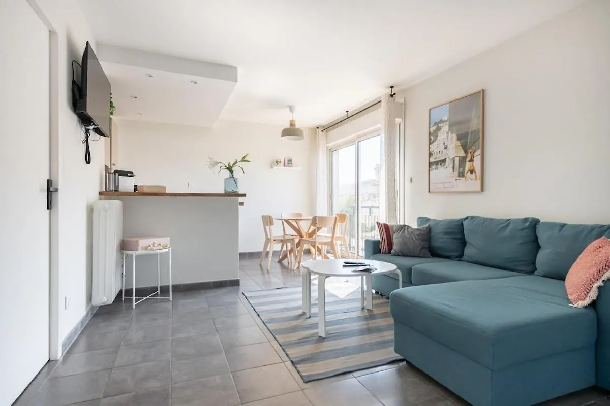 מרסיי Bel Appart Moderne Et Lumineux Canebiere, Pour 4 Personnes
